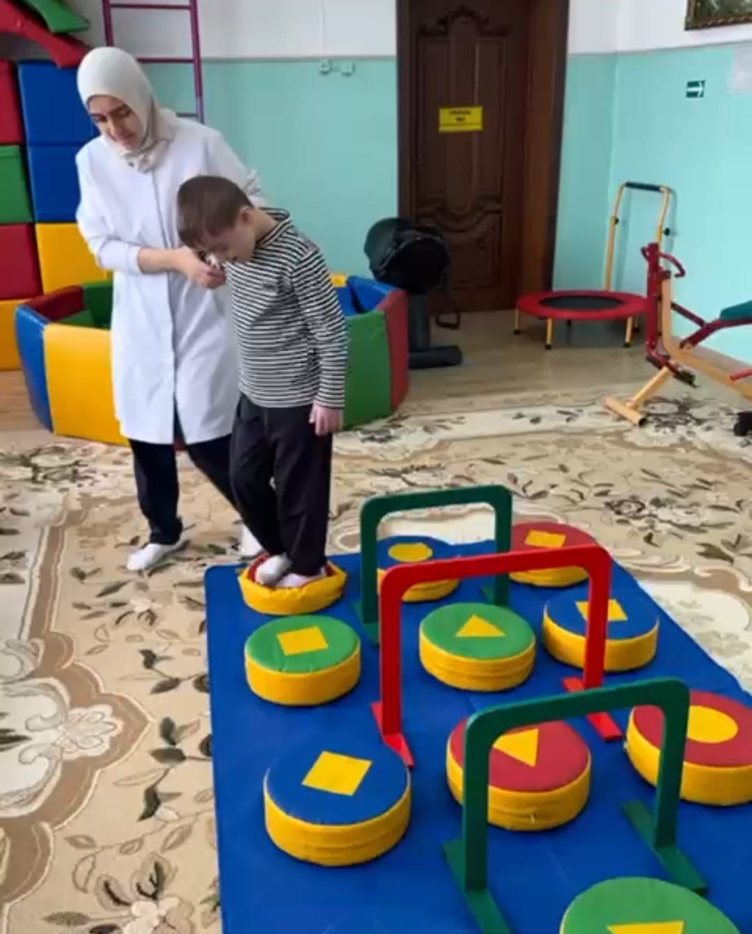 Индивидуальное занятие по профилактике плоскостопия